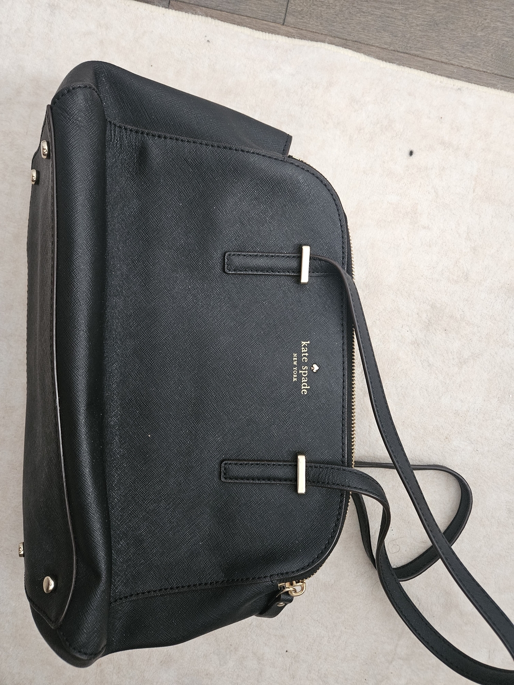 Kate Spade Black Saffiano Leather Handbag